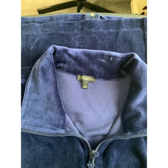 Talbots Velvet Full Zip Jacket #1218 Preowned - Picture 5 of 5